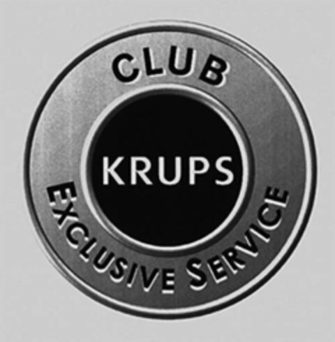 CLUB KRUPS EXCLUSIVE SERVICE Logo (USPTO, 24.07.2019)