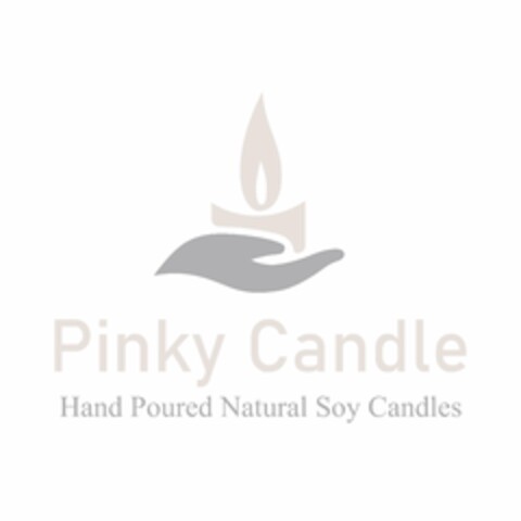 PINKY CANDLES HAND POURED NATURAL SOY CANDLES Logo (USPTO, 04/16/2020)