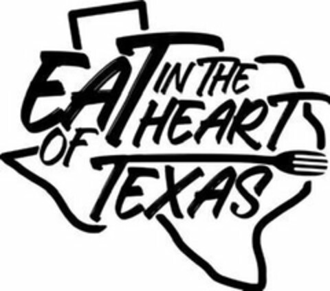 EAT IN THE HEART OF TEXAS Logo (USPTO, 16.04.2020)