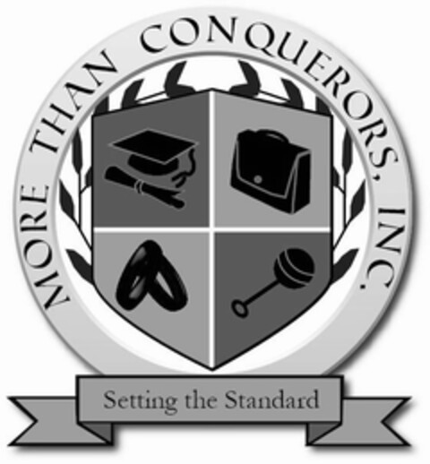 MORE THAN CONQUEROR'S INC. SETTING THE STANDARD Logo (USPTO, 09.06.2020)