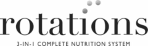 ROTATIONS 3-IN-1 COMPLETE NUTRITION SYSTEM Logo (USPTO, 20.02.2009)