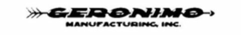 GERONIMO MANUFACTURING, INC. Logo (USPTO, 28.05.2009)