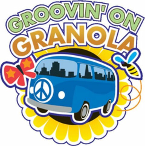 GROOVIN' ON GRANOLA Logo (USPTO, 14.10.2009)