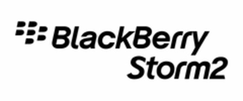 BLACKBERRY STORM2 Logo (USPTO, 01/07/2010)