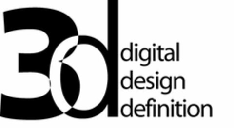 3D DIGITAL DESIGN DEFINITION Logo (USPTO, 15.06.2010)