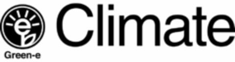 E GREEN-E CLIMATE Logo (USPTO, 05.08.2010)