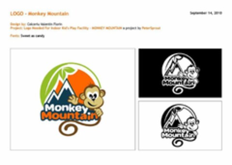 MONKEY MOUNTAIN Logo (USPTO, 10/14/2010)