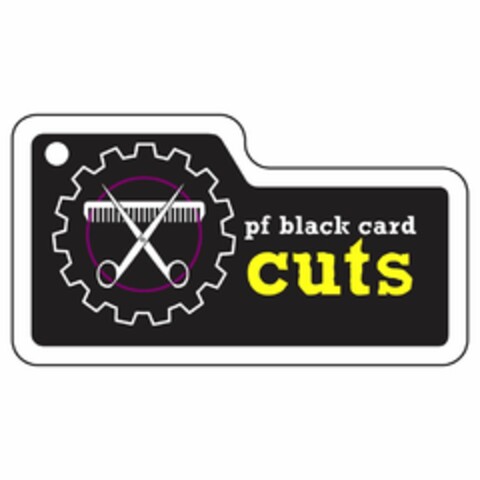 PF BLACK CARD CUTS Logo (USPTO, 31.01.2011)