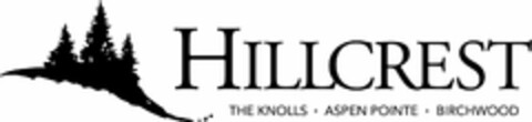 HILLCREST THE KNOLLS · ASPEN POINTE · BIRCHWOOD Logo (USPTO, 25.08.2011)