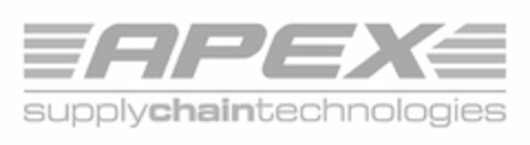 APEX SUPPLYCHAINTECHNOLOGIES Logo (USPTO, 13.10.2011)