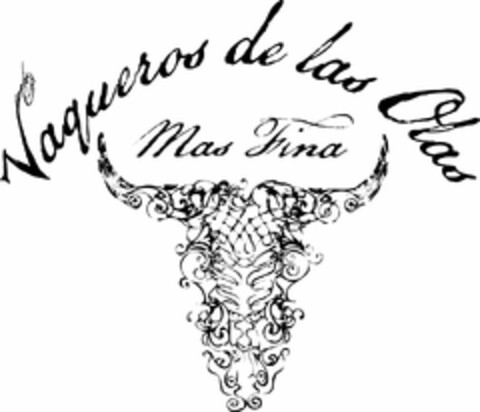 VAQUEROS DE LAS OLAS MAS FINA Logo (USPTO, 17.02.2012)