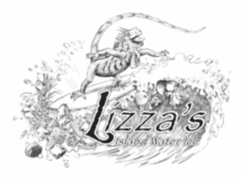 LIZZA'S ISLAND WATER ICE Logo (USPTO, 05/14/2012)