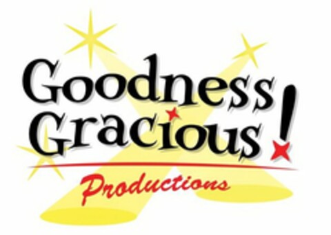 GOODNESS GRACIOUS! PRODUCTIONS Logo (USPTO, 14.11.2012)