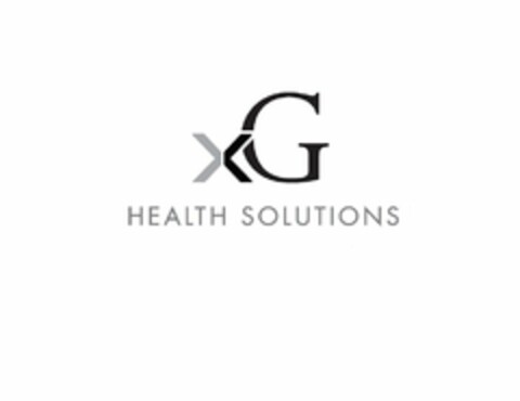 XG HEALTH SOLUTIONS Logo (USPTO, 27.12.2012)