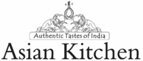 AUTHENTIC TASTES OF INDIA ASIAN KITCHEN Logo (USPTO, 01.05.2013)