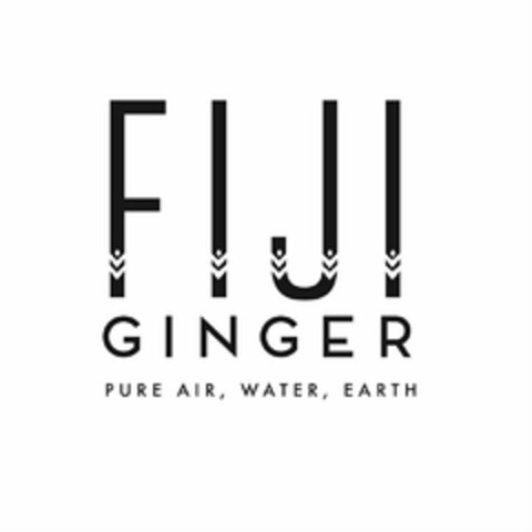 FIJI GINGER PURE AIR, WATER, EARTH Logo (USPTO, 08/29/2013)