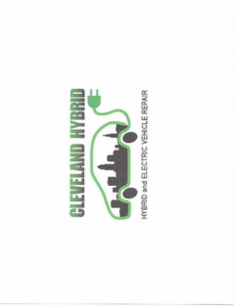 CLEVELAND HYBRID HYBRID AND ELECTRIC VEHICLE REPAIR Logo (USPTO, 06.05.2014)