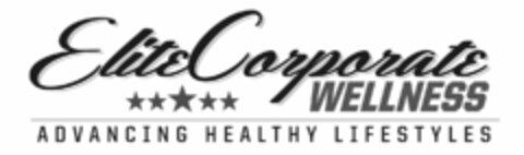 ELITE CORPORATE WELLNESS ADVANCING HEALTHY LIFESTYLES Logo (USPTO, 18.06.2014)