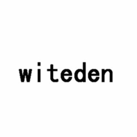 WITEDEN Logo (USPTO, 08.05.2015)