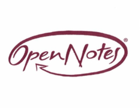 OPEN NOTES Logo (USPTO, 08.07.2015)