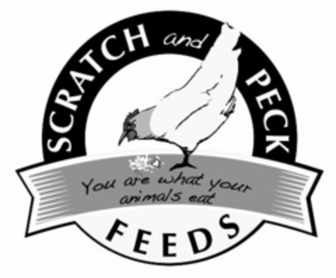 SCRATCH AND PECK FEEDS YOU ARE WHAT YOUR ANIMALS EAT Logo (USPTO, 20.07.2016)