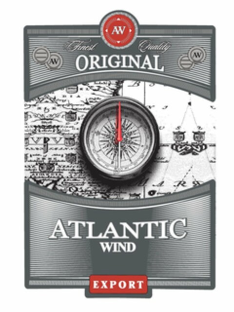 ATLANTIC WIND AW FINEST QUALITY ORIGINAL EXPORT Logo (USPTO, 17.08.2016)