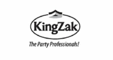 KINGZAK THE PARTY PROFESSIONALS! Logo (USPTO, 21.06.2017)