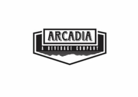 ARCADIA A BEVERAGE COMPANY Logo (USPTO, 26.06.2017)