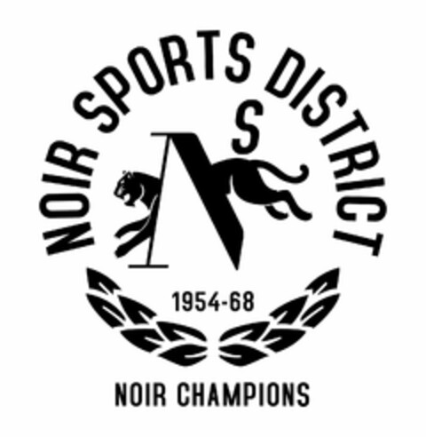 NOIR SPORTS DISTRICT S 1954 - 68 NOIR CHAMPIONS Logo (USPTO, 14.07.2017)