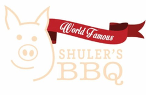 WORLD FAMOUS SHULER'S BBQ Logo (USPTO, 18.09.2017)