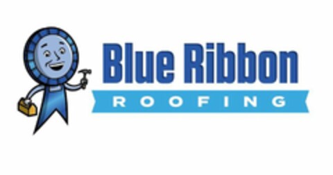 BLUE RIBBON ROOFING Logo (USPTO, 08.12.2017)