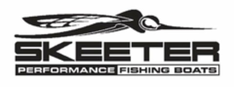 SKEETER PERFORMANCE FISHING BOATS Logo (USPTO, 02/09/2018)