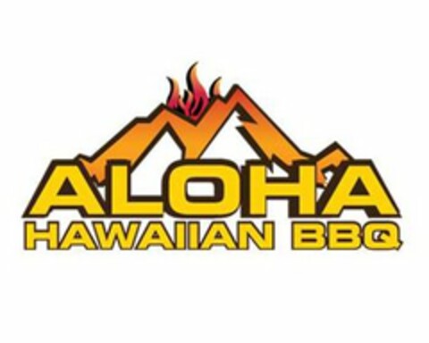 ALOHA HAWAIIAN BBQ Logo (USPTO, 21.02.2018)