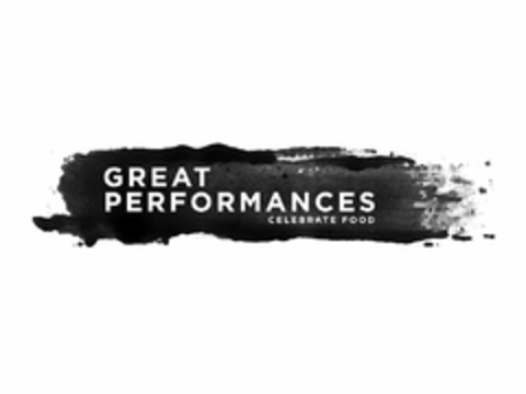 GREAT PERFORMANCES CELEBRATE FOOD Logo (USPTO, 12.03.2018)