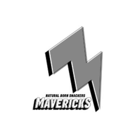 NATURAL BORN SNACKERS MAVERICKS Logo (USPTO, 04.10.2018)