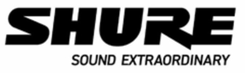 SHURE SOUND EXTRAORDINARY Logo (USPTO, 30.11.2018)