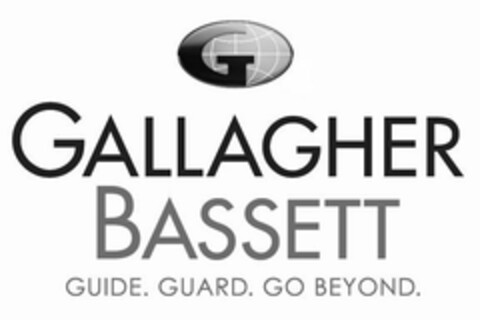 G GALLAGHER BASSETT GUIDE. GUARD. GO BEYOND. Logo (USPTO, 03/19/2019)