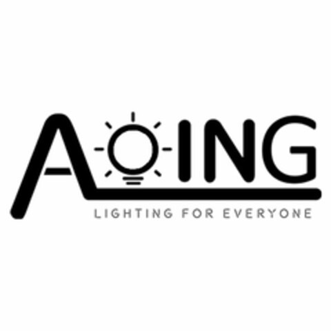 AOING LIGHTING FOR EVERYONE Logo (USPTO, 10.04.2019)