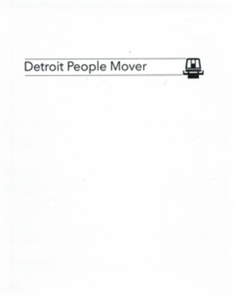 DETROIT PEOPLE MOVER Logo (USPTO, 07.06.2019)