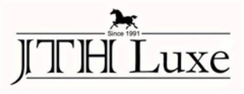 JTH LUXE SINCE 1991 Logo (USPTO, 07/03/2019)