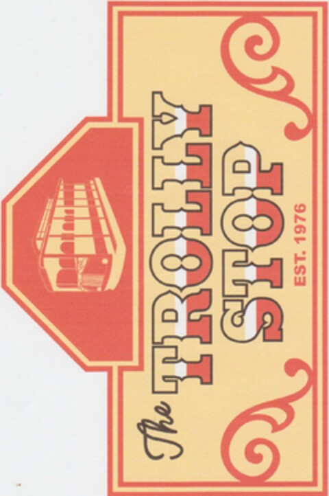 THE TROLLY STOP EST. 1976 Logo (USPTO, 10.07.2019)