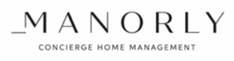 MANORLY CONCIERGE HOME MANAGEMENT Logo (USPTO, 20.08.2019)