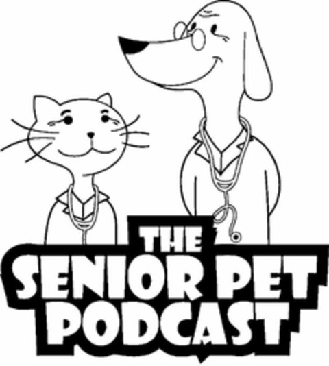 THE SENIOR PET PODCAST Logo (USPTO, 27.11.2019)