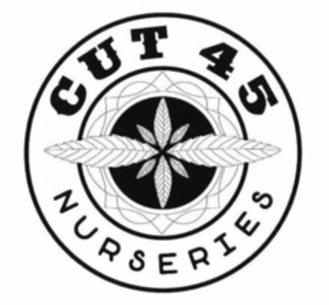 CUT 45 NURSERIES Logo (USPTO, 01/29/2020)