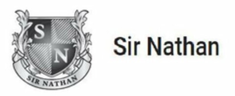 S N SIR NATHAN Logo (USPTO, 09/16/2020)