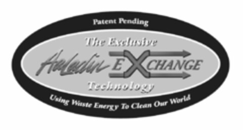 AALADIN EXCHANGE, THE EXCLUSIVE TECHNOLOGY, PATENT PENDING, USING WASTE ENERGY TO CLEAN OUR WORLD Logo (USPTO, 05.03.2010)