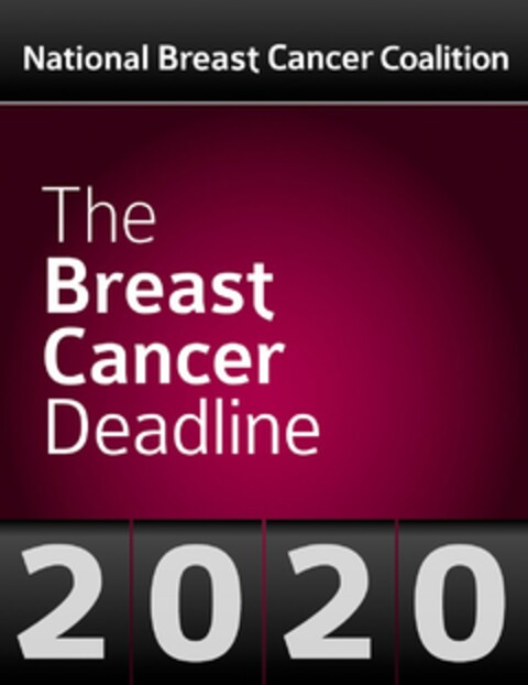 NATIONAL BREAST CANCER COALITION THE BREAST CANCER DEADLINE 2020 Logo (USPTO, 16.08.2011)