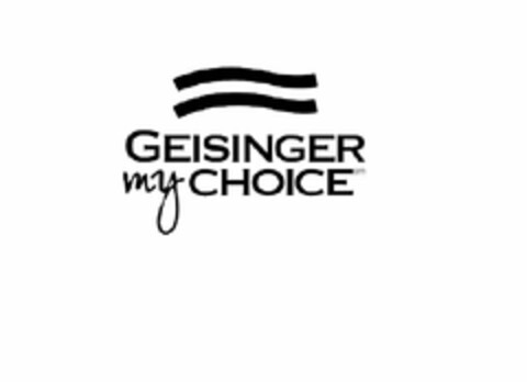 GEISINGER MY CHOICE Logo (USPTO, 15.03.2012)