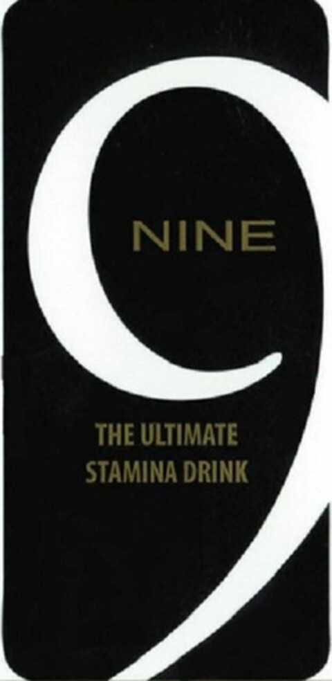 NINE 9 THE ULTIMATE STAMINA DRINK Logo (USPTO, 31.07.2013)