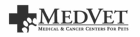 MEDVET MEDICAL & CANCER CENTERS FOR PETS Logo (USPTO, 09.05.2014)